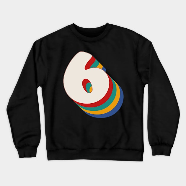 Number 6 Crewneck Sweatshirt by n23tees